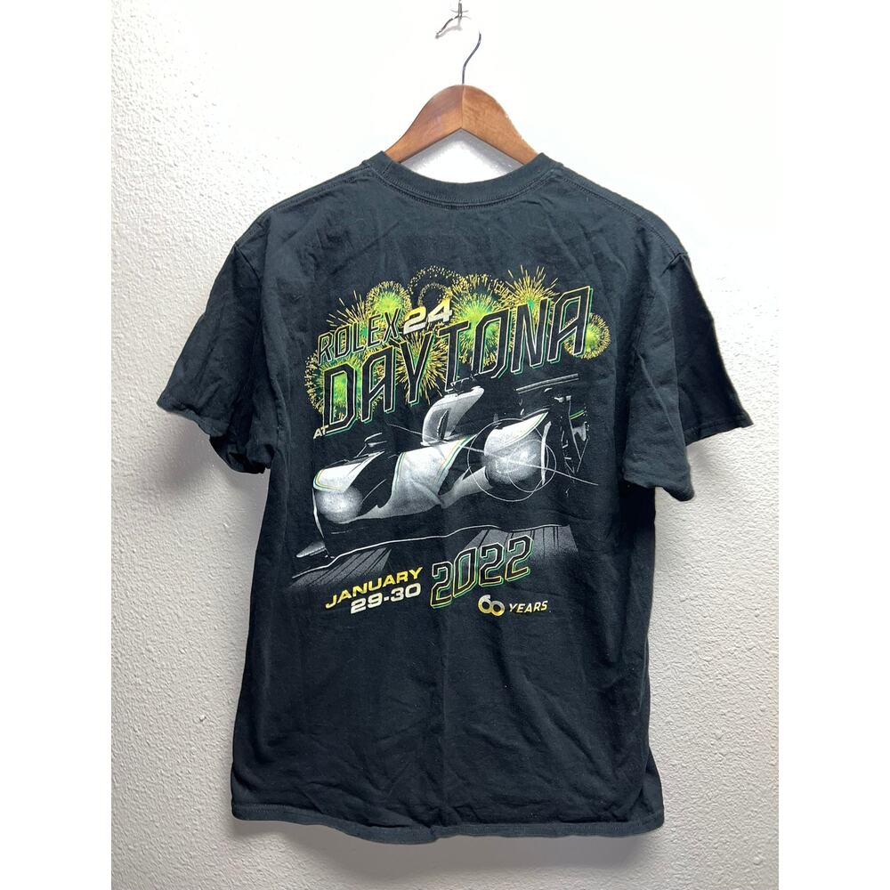 Rolex 24 Dayona Shirt Speedway January 2022 60 Years Anniversary Car Tee Large